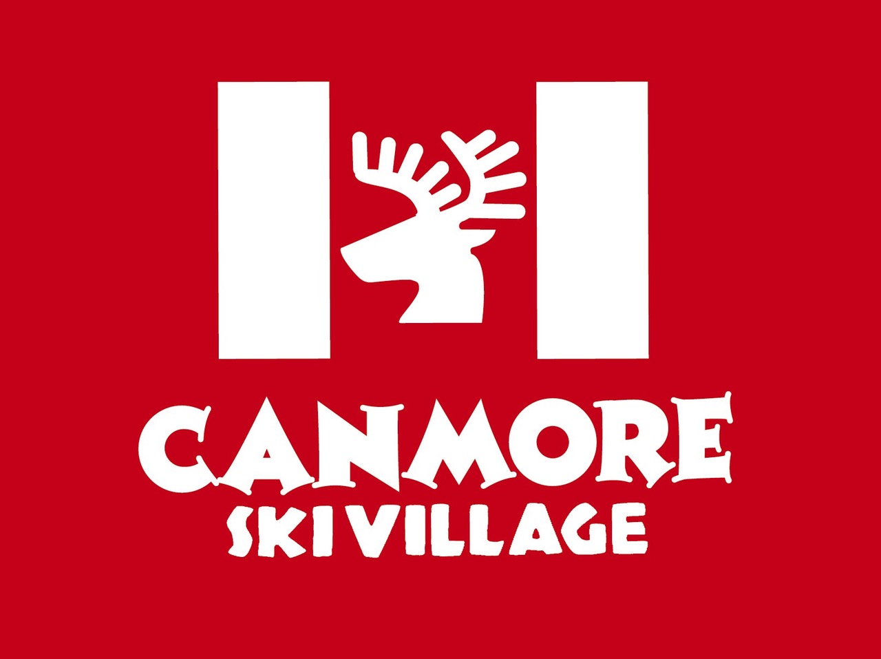 Canmore ski village logo