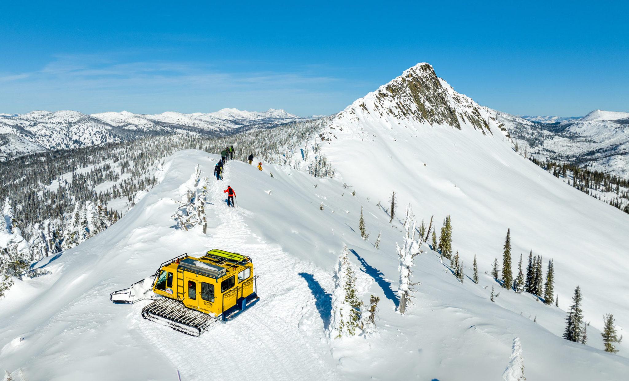 Cat skiing shop