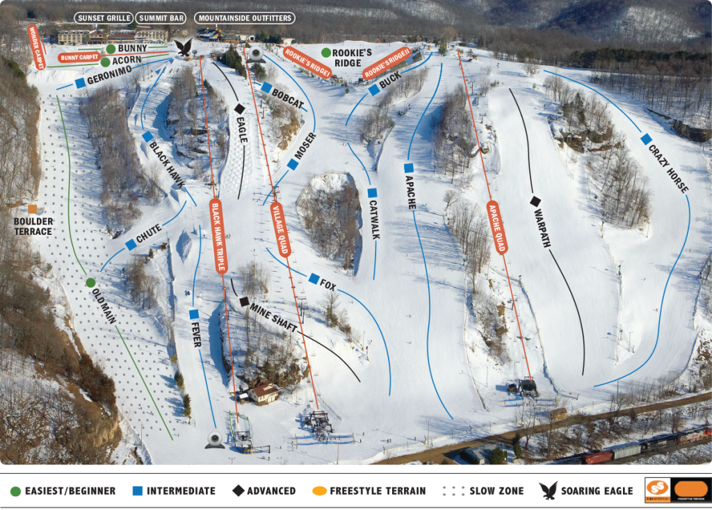 Chestnut Mountain Resort Trail Map