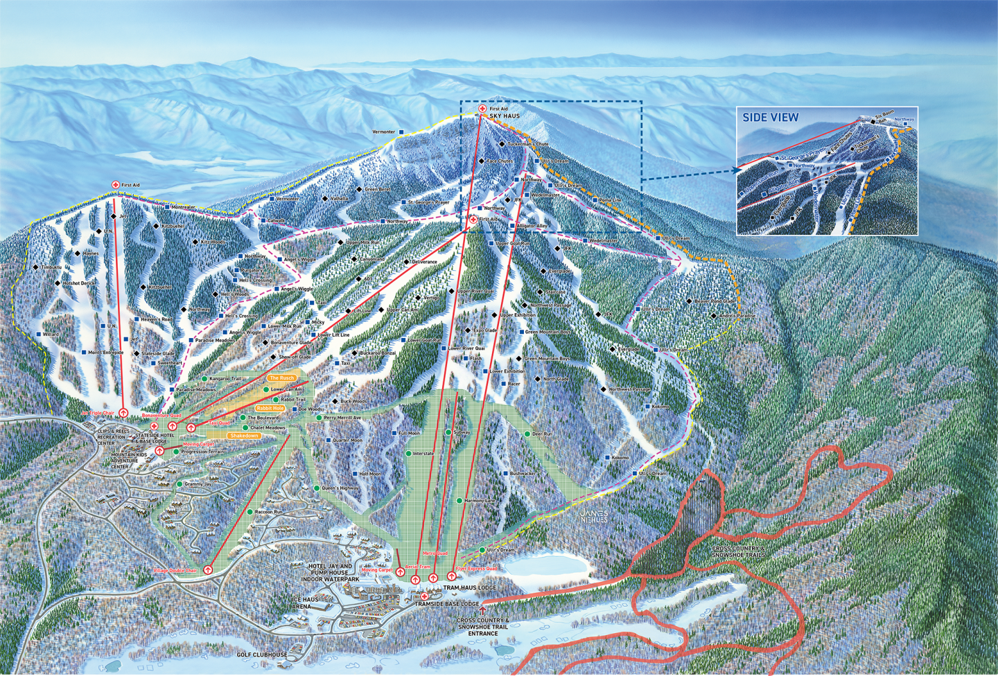 Jay Peak Resort Trail Map
