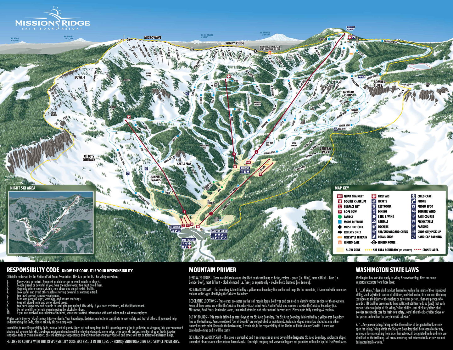 Mission Ridge Trail Map