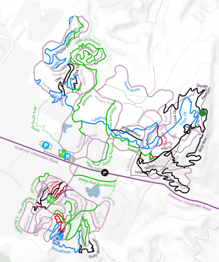 Catamount Outdoor Family Center Trail Map