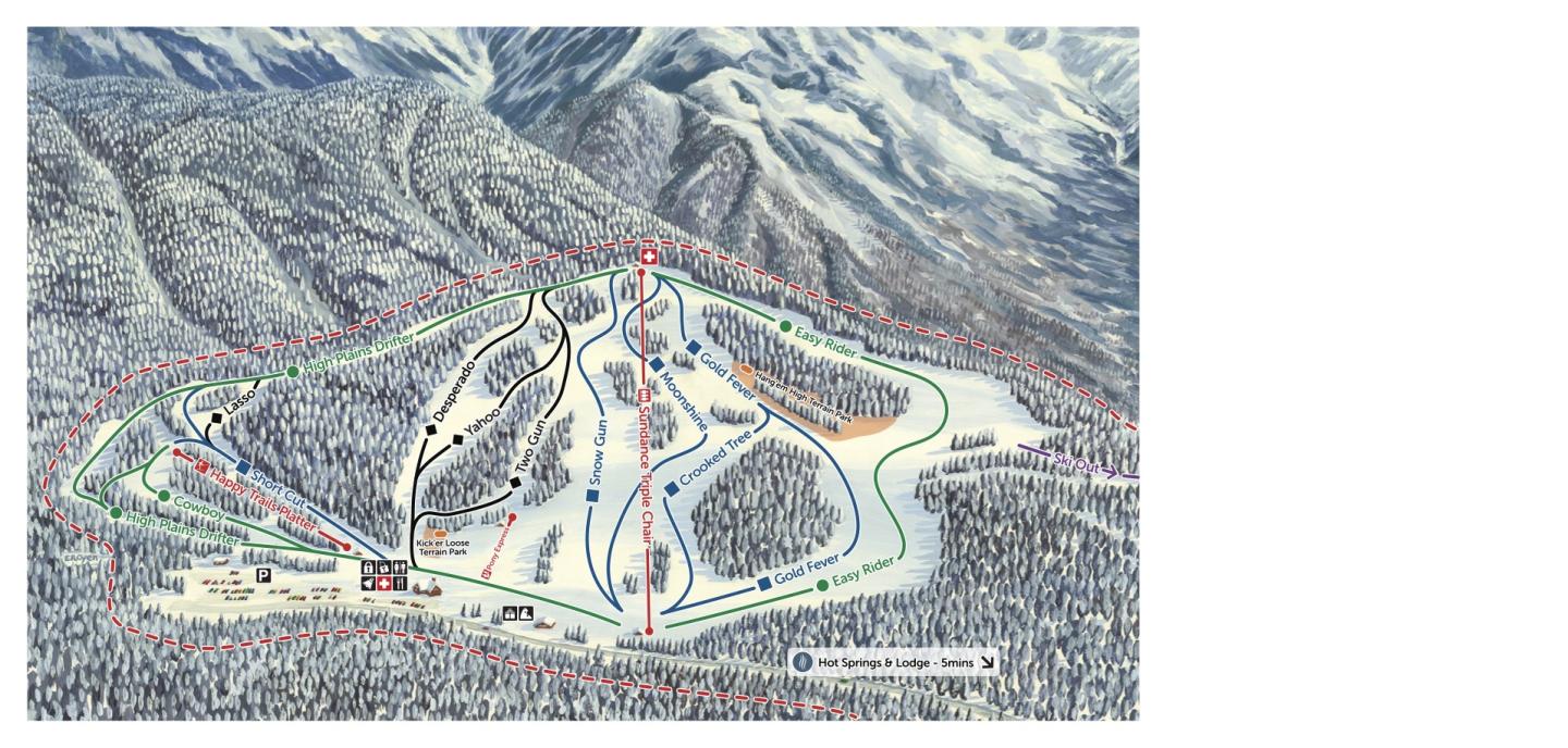 Fairmont Hot Springs Trail Map