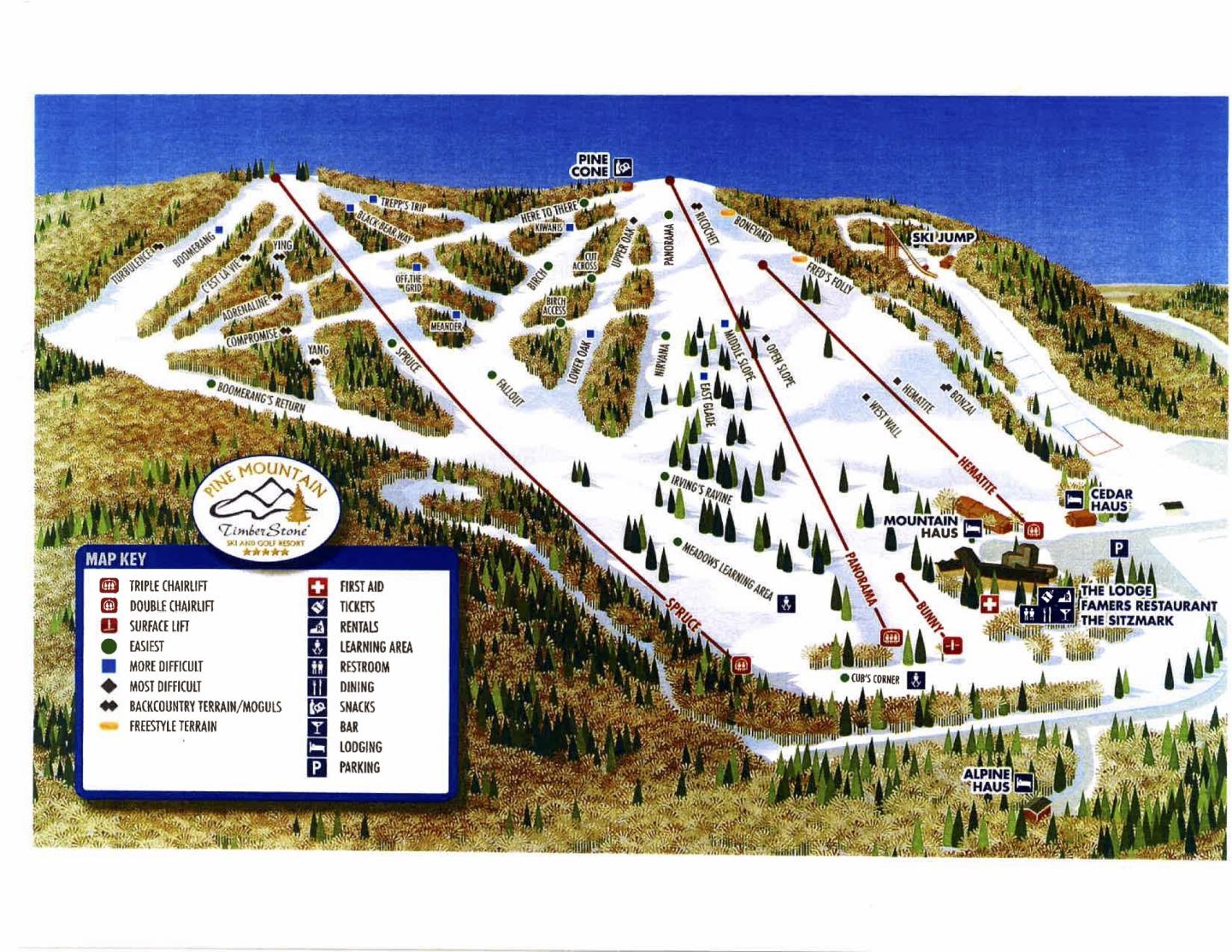 Pine Mountain Trail Map