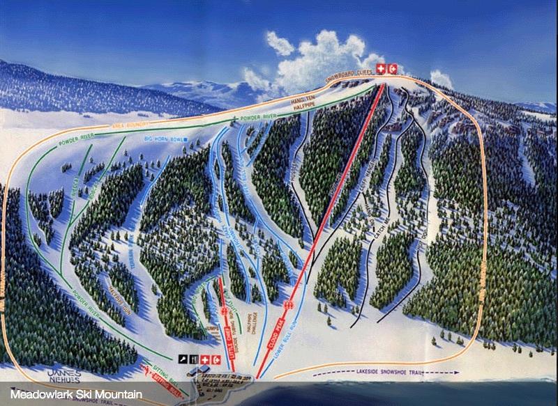 Meadowlark Ski Resort Trail Map