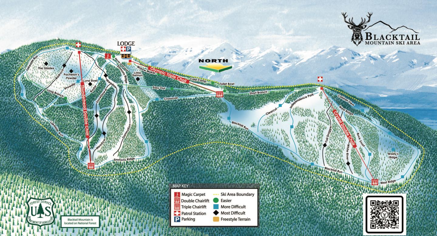Blacktail Trail Map - NEW