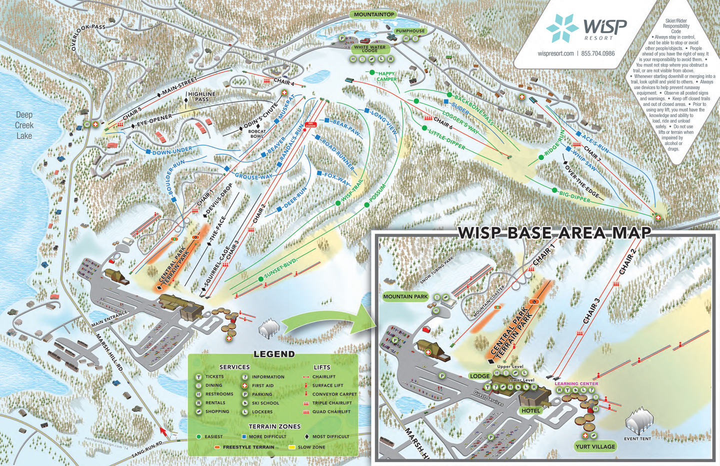 Wisp Trail Map