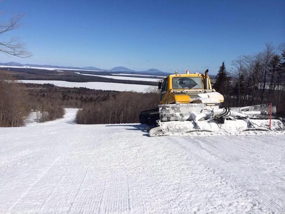 groomer with lake view