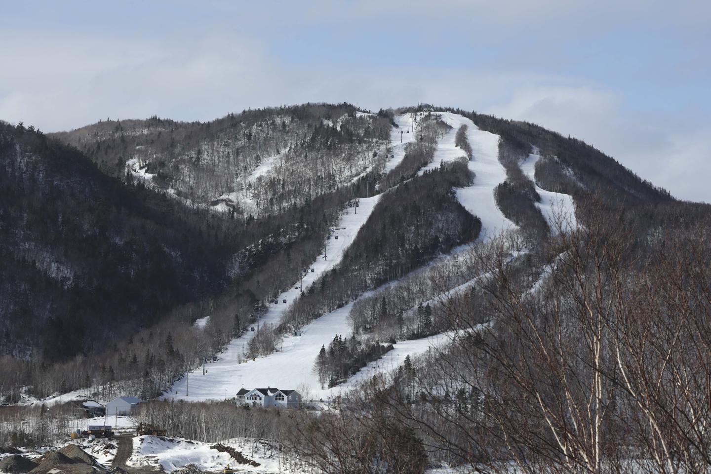 view of mountain slopes