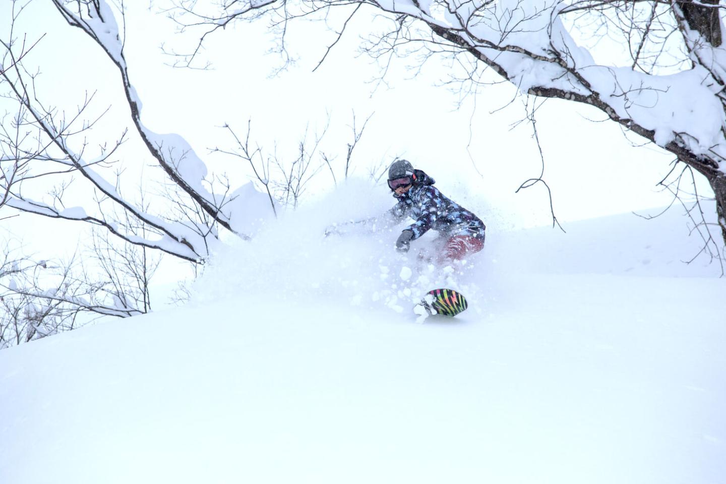 Snowboarding at Muica Snow Resort