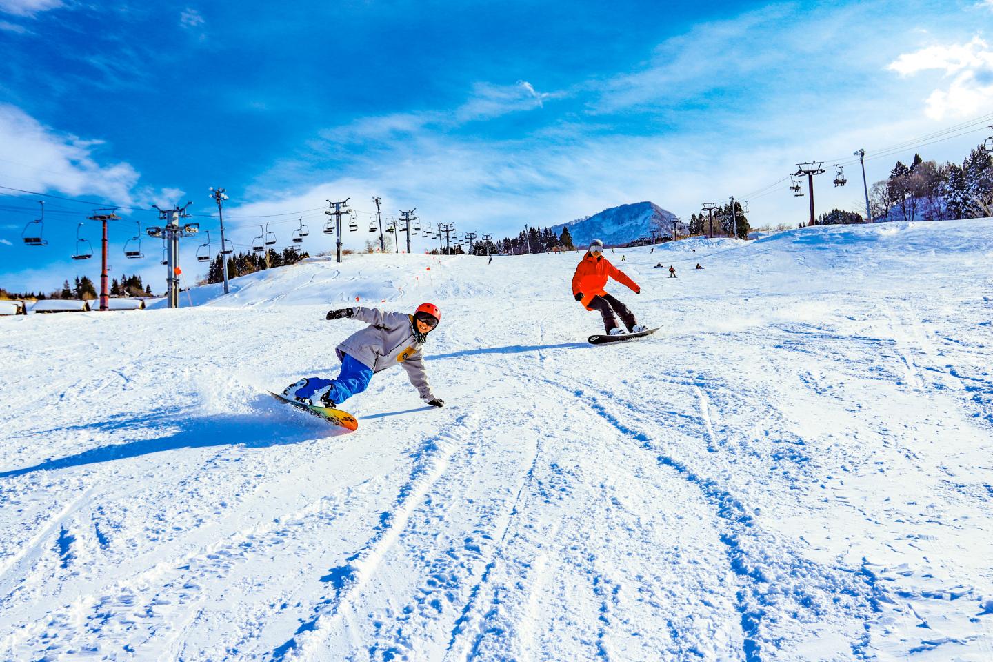 Snowboarding at Cupid Valley