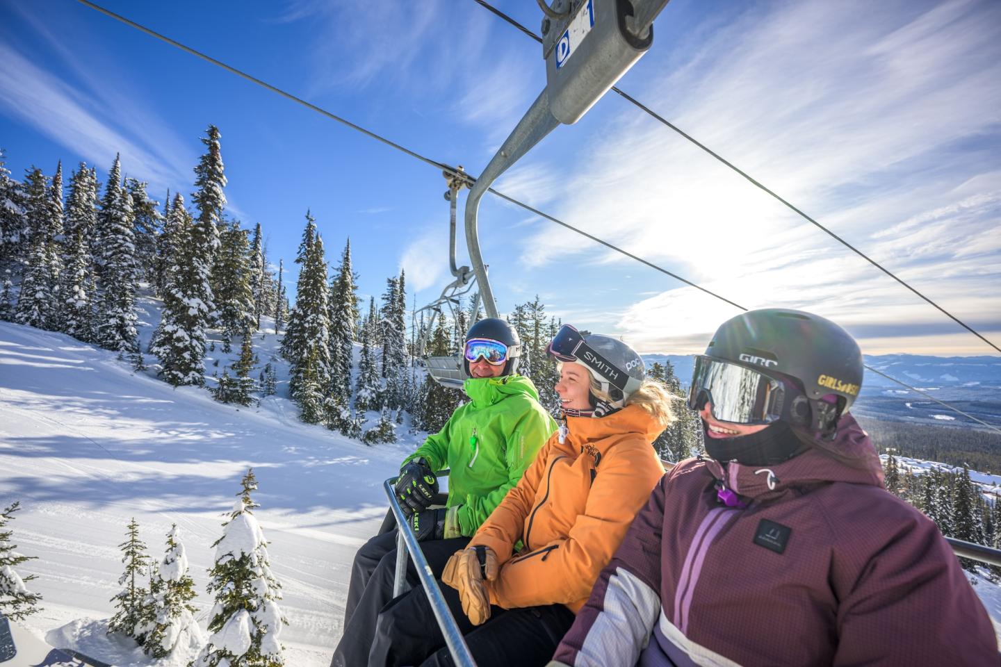 big white chairlift