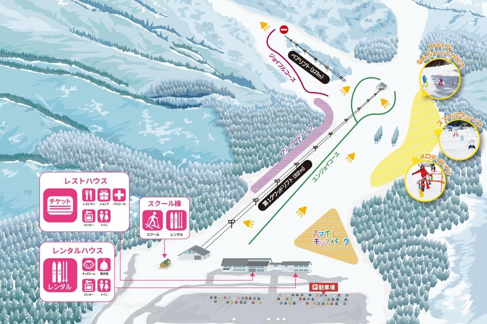 Ninox Snow Resort trail map