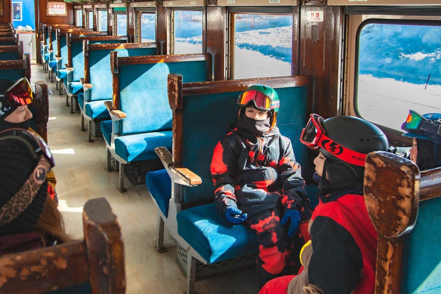 Blue Train at Yuzawa Nakazato Snow Resort