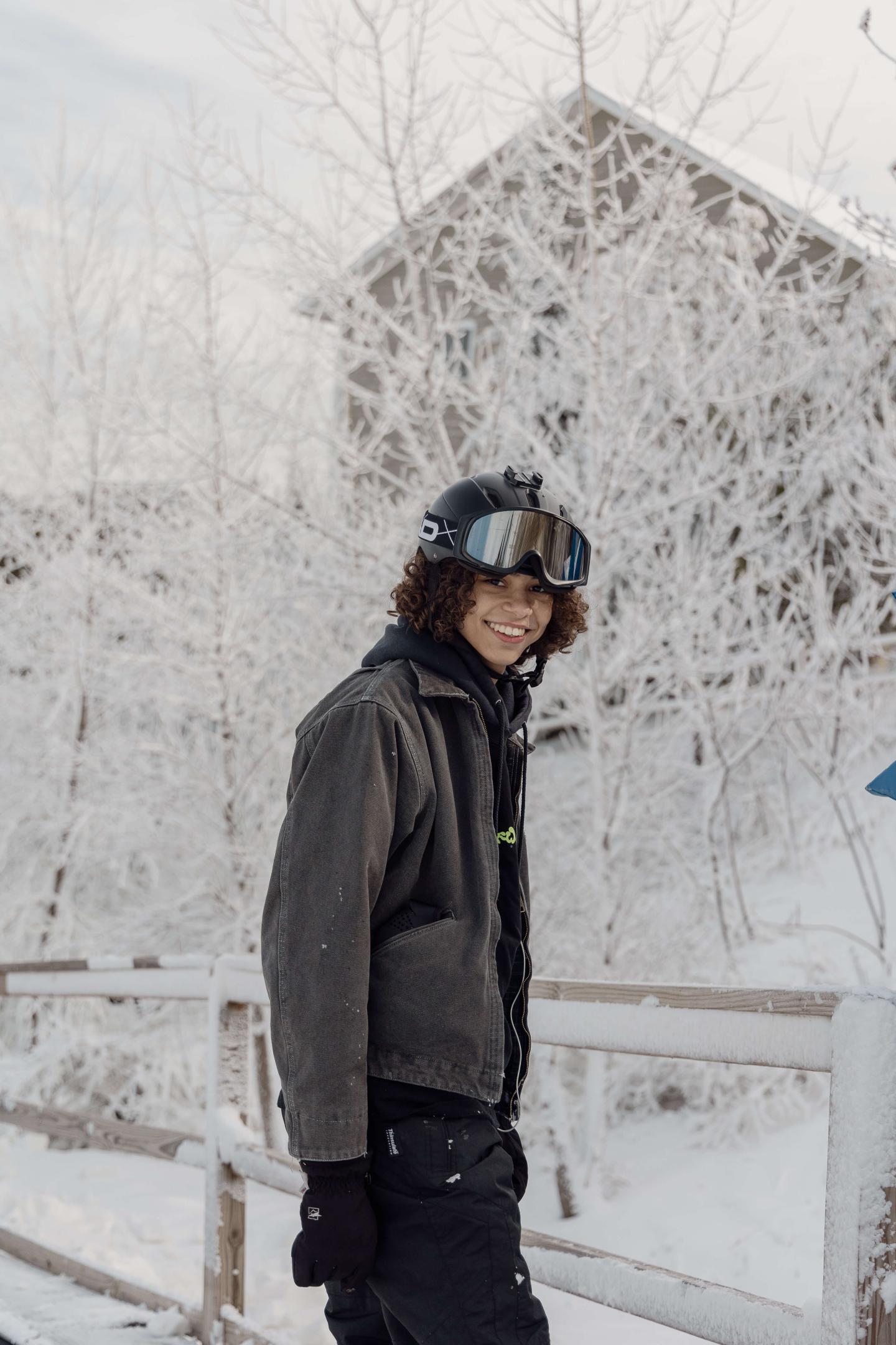 Bousquet Mountain teen smiling