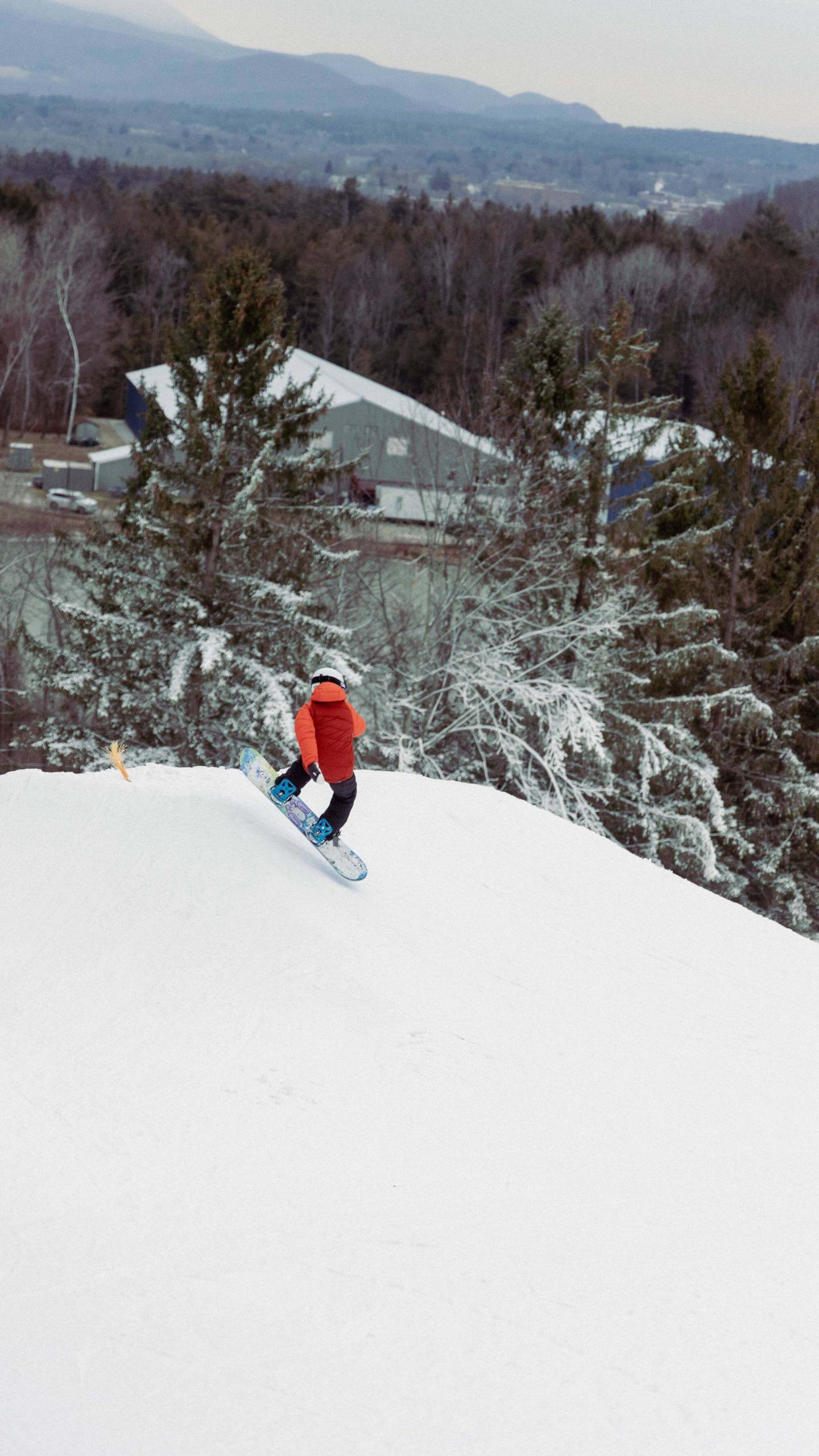 Bousquet Mountain snowboarder