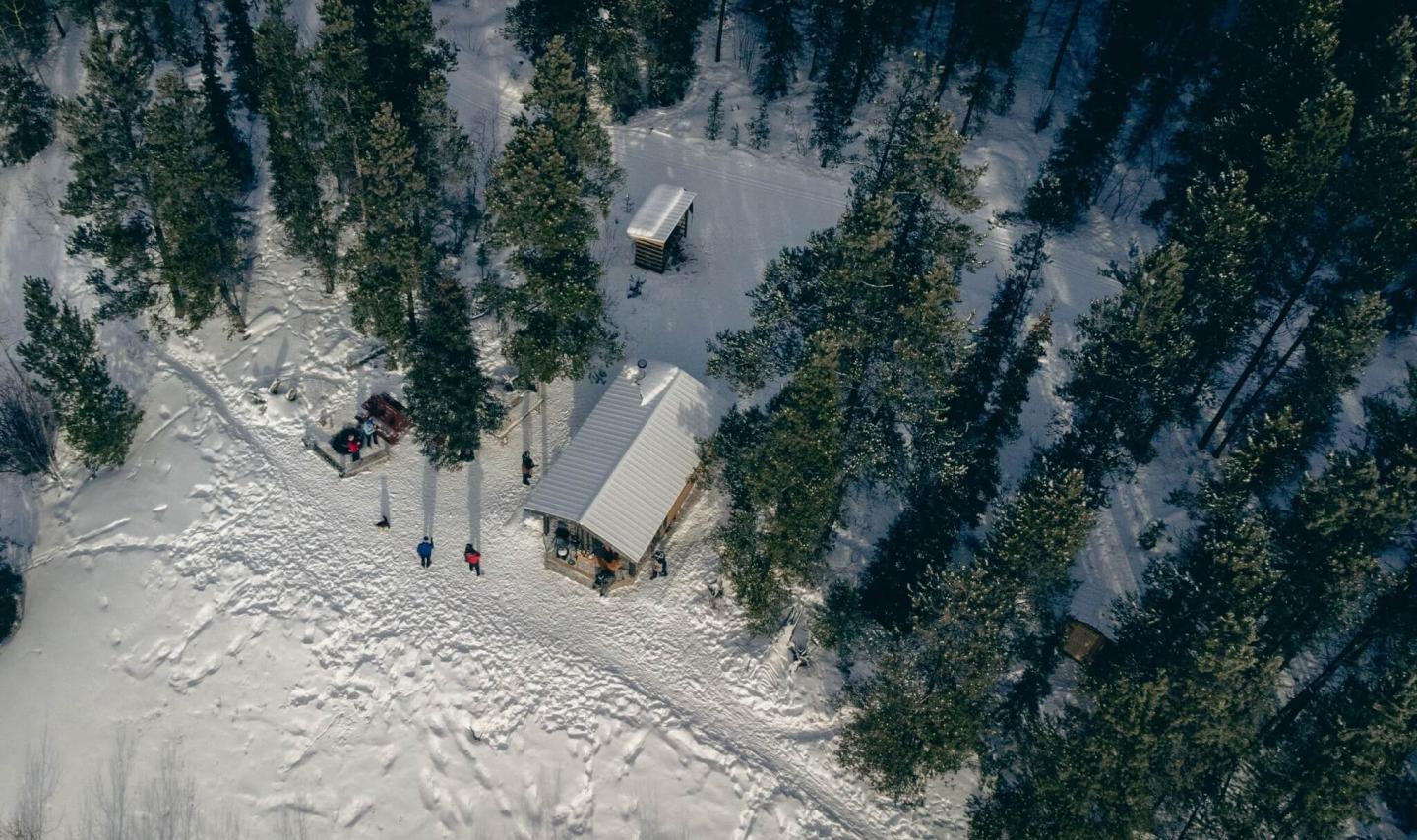 Whitehorse Nordic Centre drone shot