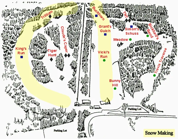 Cazenovia Ski Club trailmap