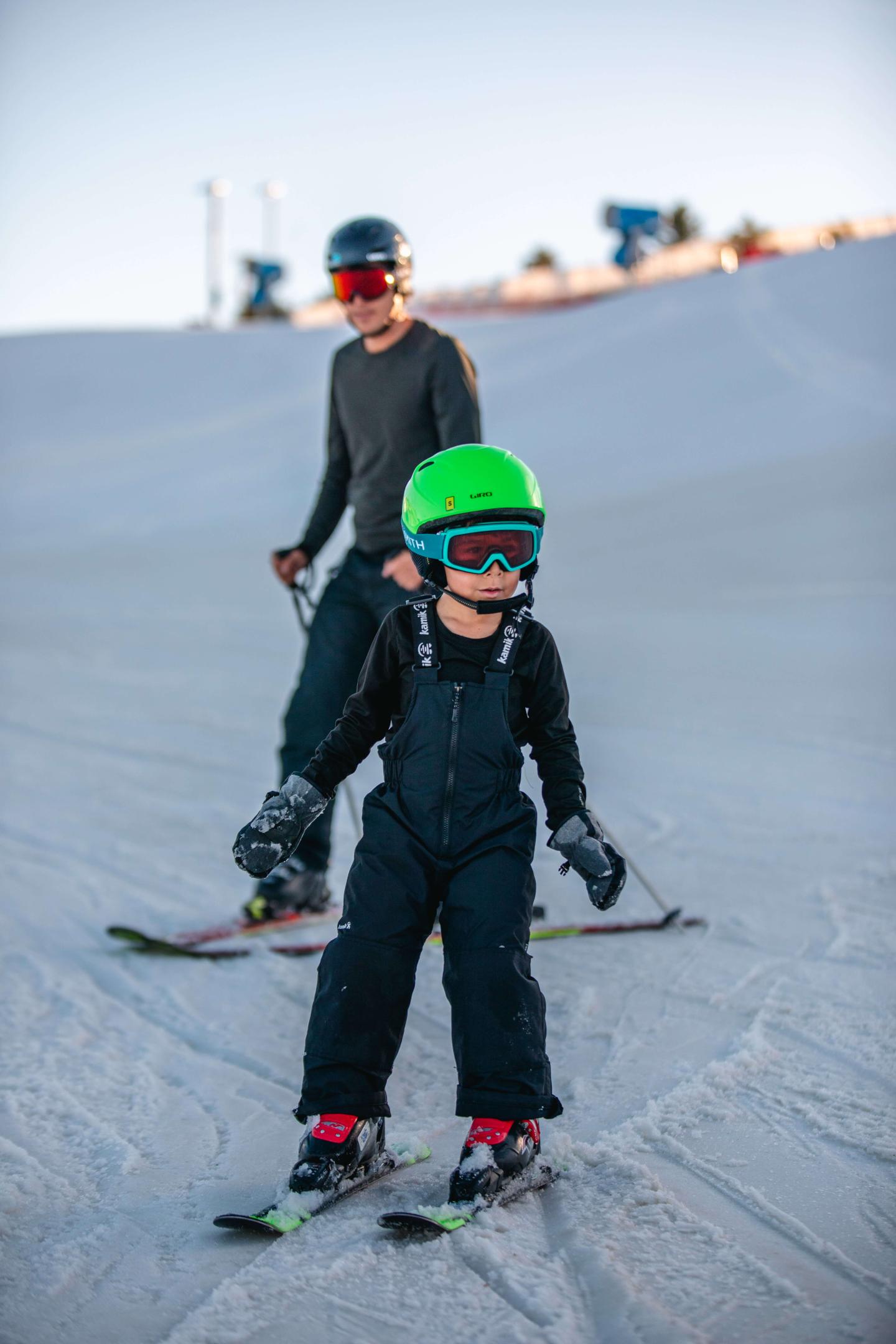 Hoedown Hill kid skiing