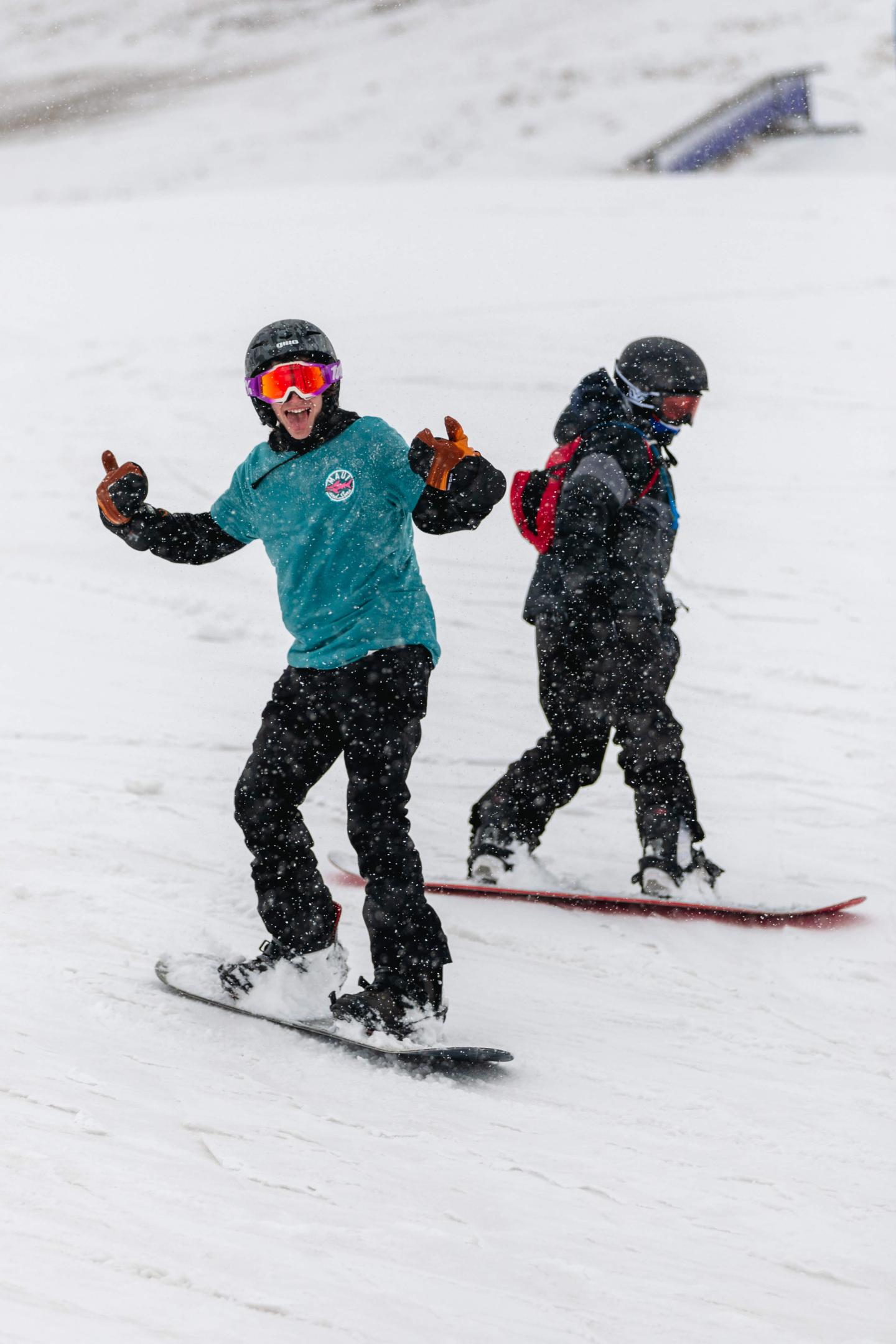 Hoedown Hill snowboarders