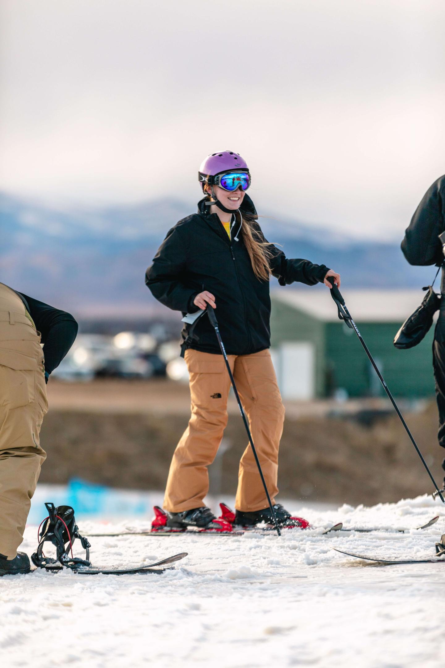 Hoedown Hill woman skiing