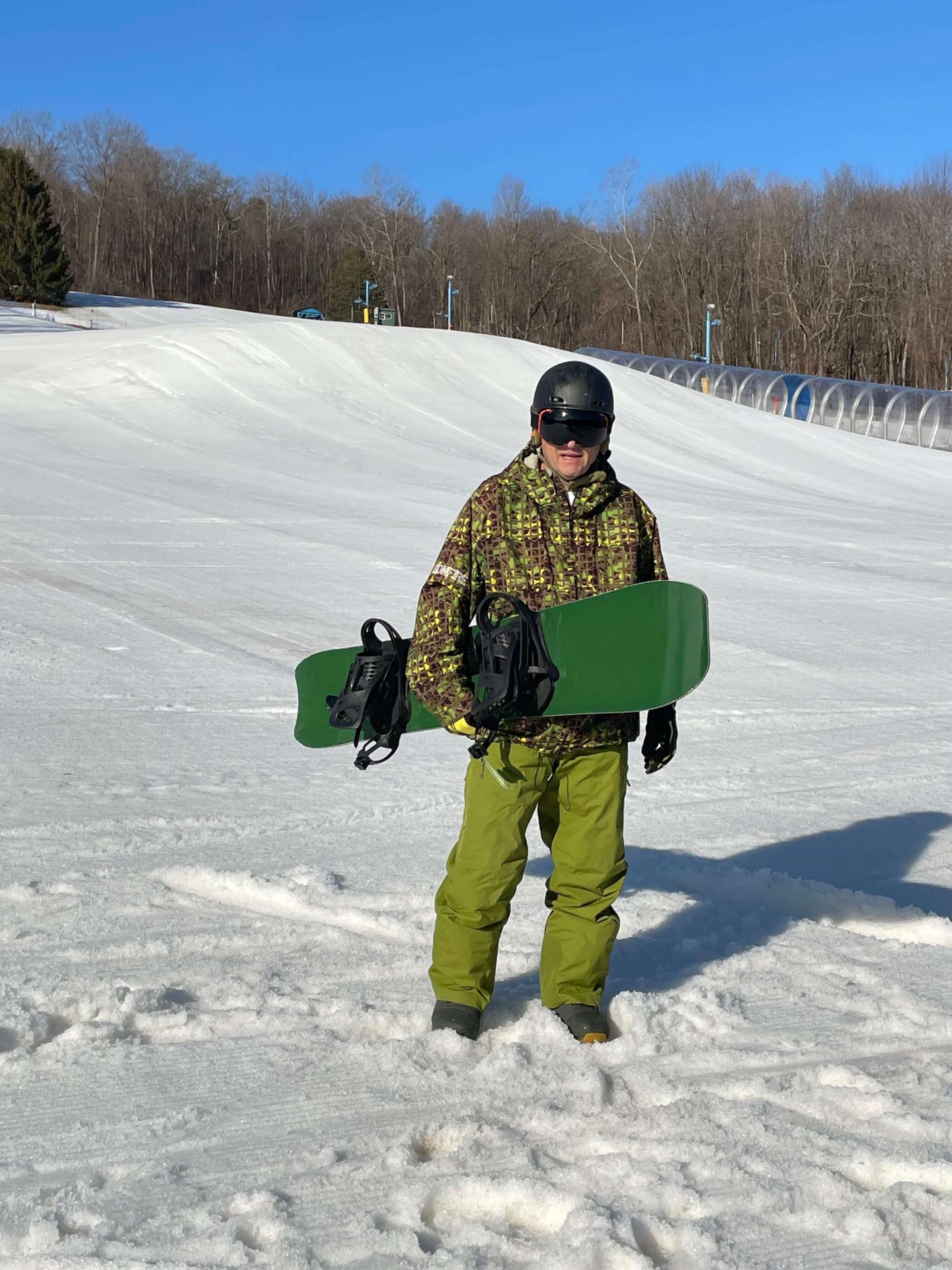 Hunt Hollow snowboarder