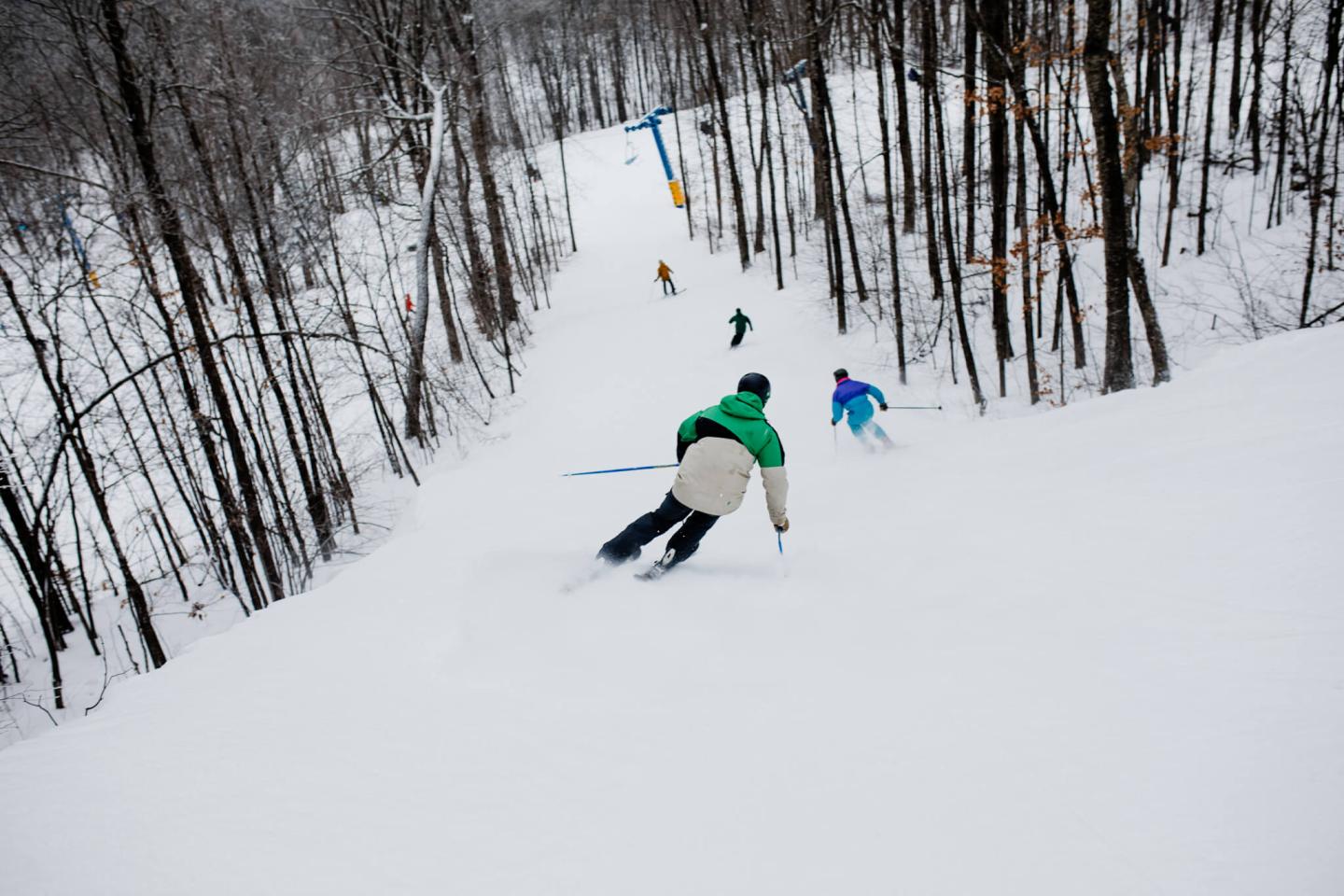 Christie Mountain skiers