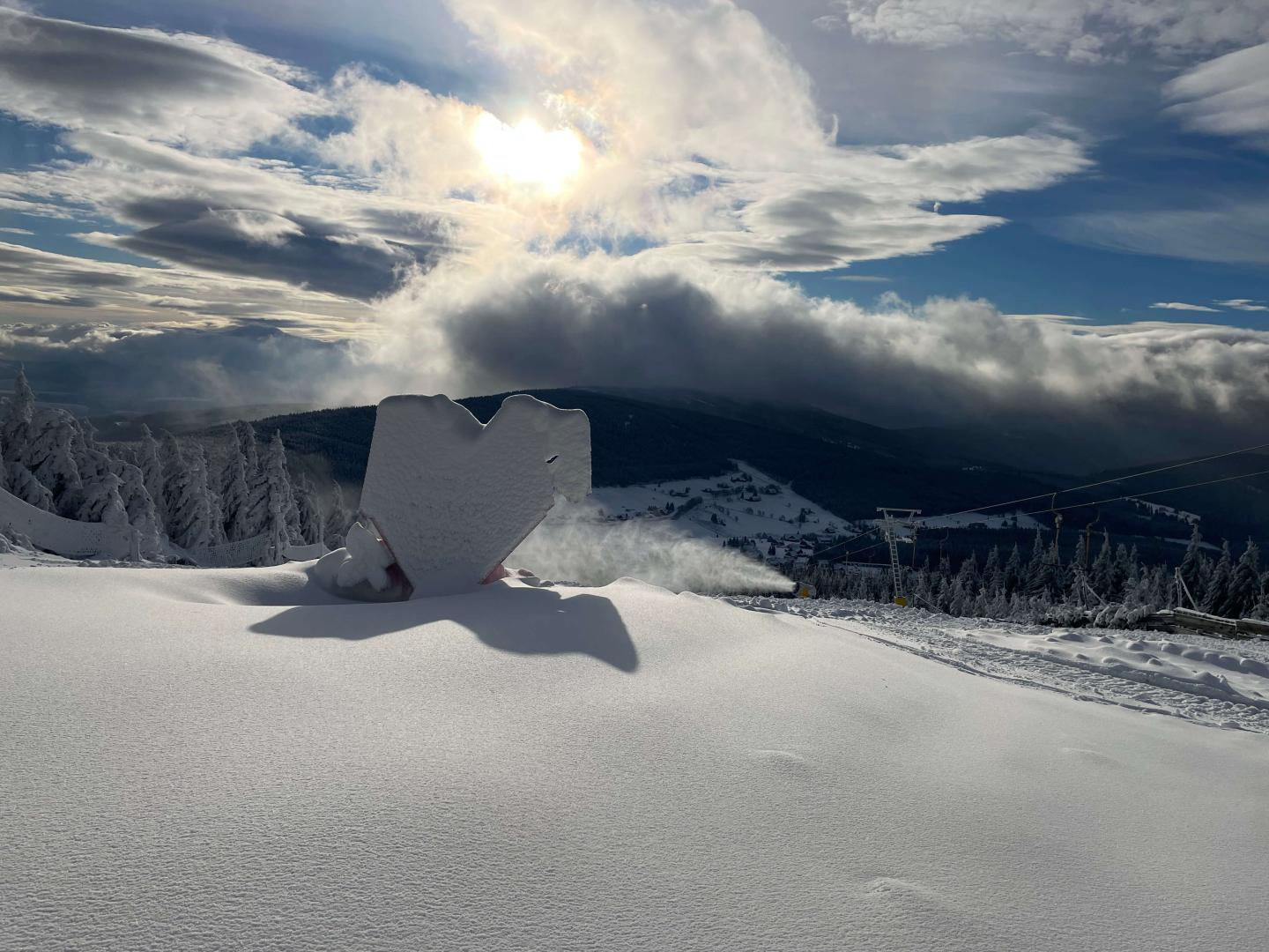 Mala Upa in snow