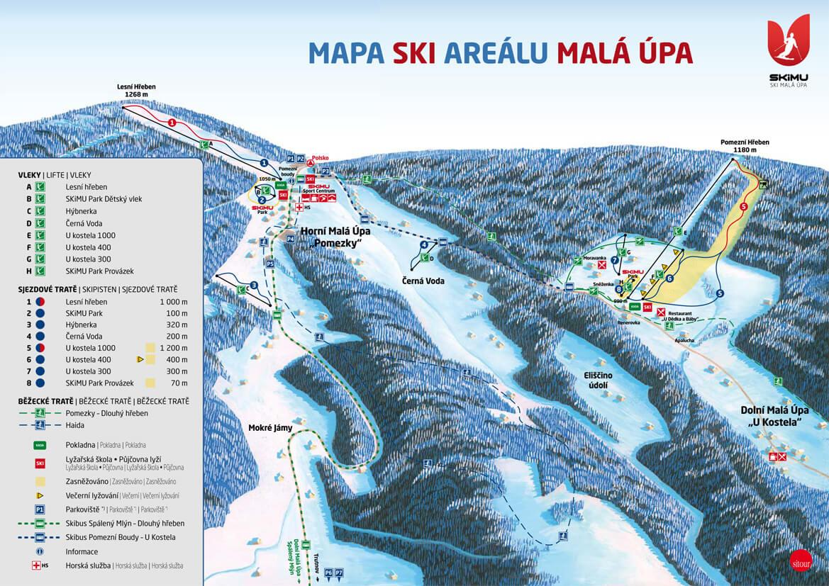 Mala Upa trailmap