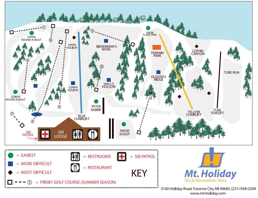 Mt. Holiday trailmap