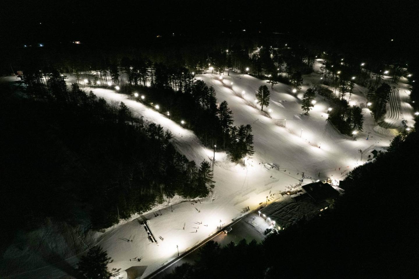Lost Valley at night