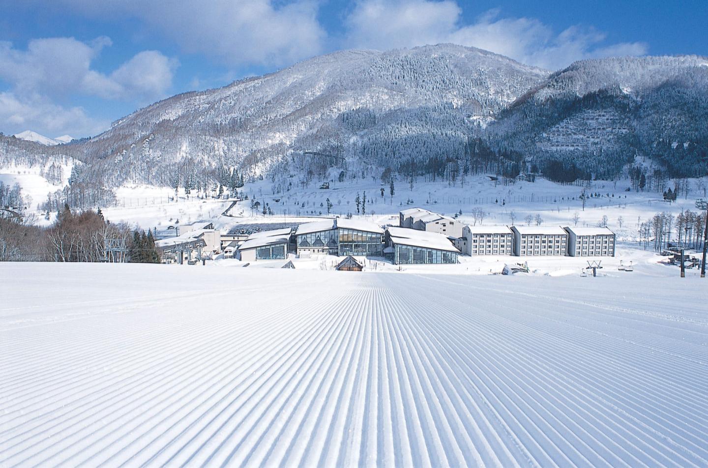 Tangram Ski Circus resort groomed