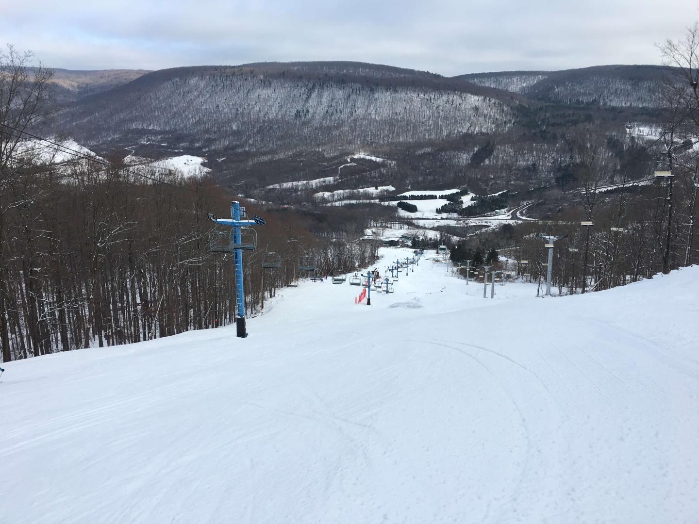 Hunt Hollow lifts and scenery