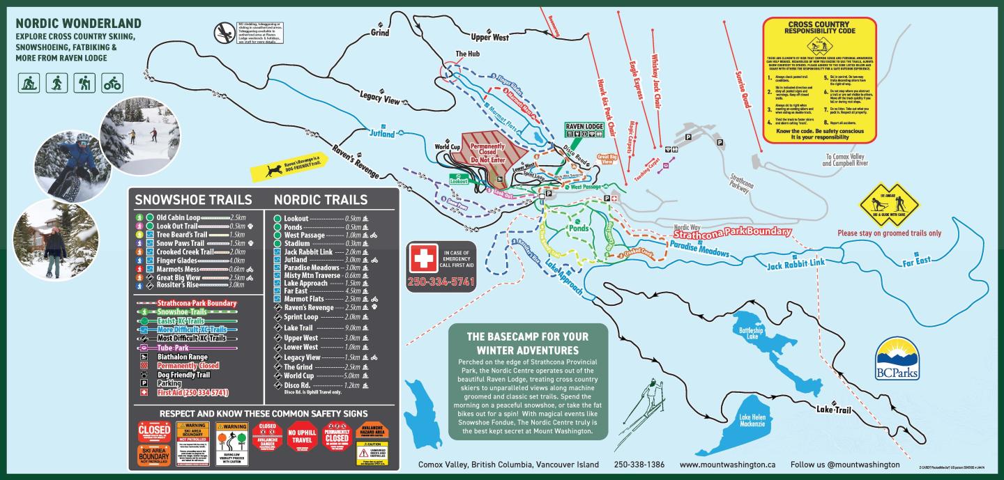 mt. washington nordic trail map