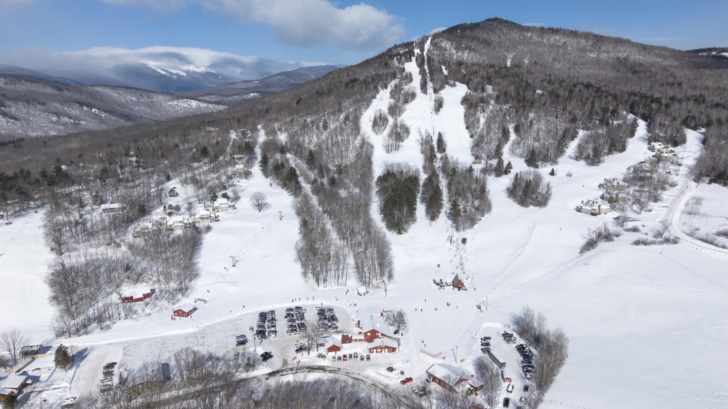 aerial view of mountain