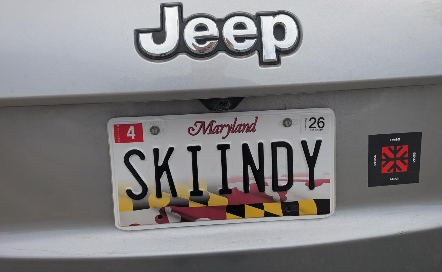ski indy license plate