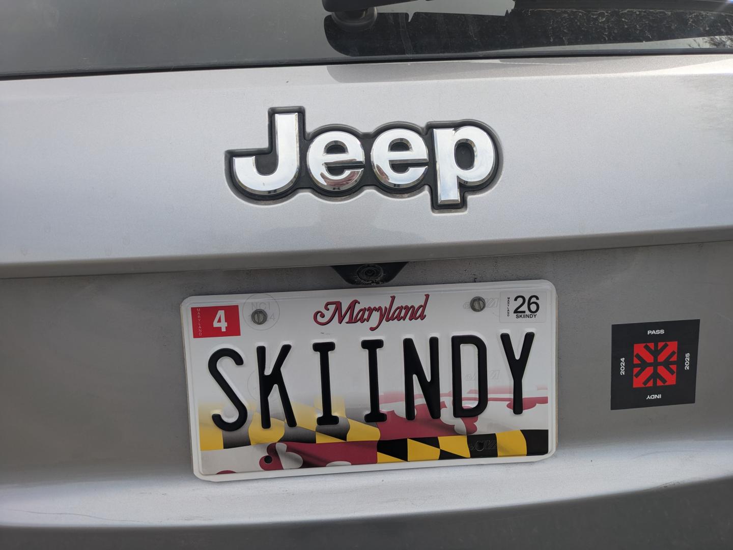 ski indy license plate