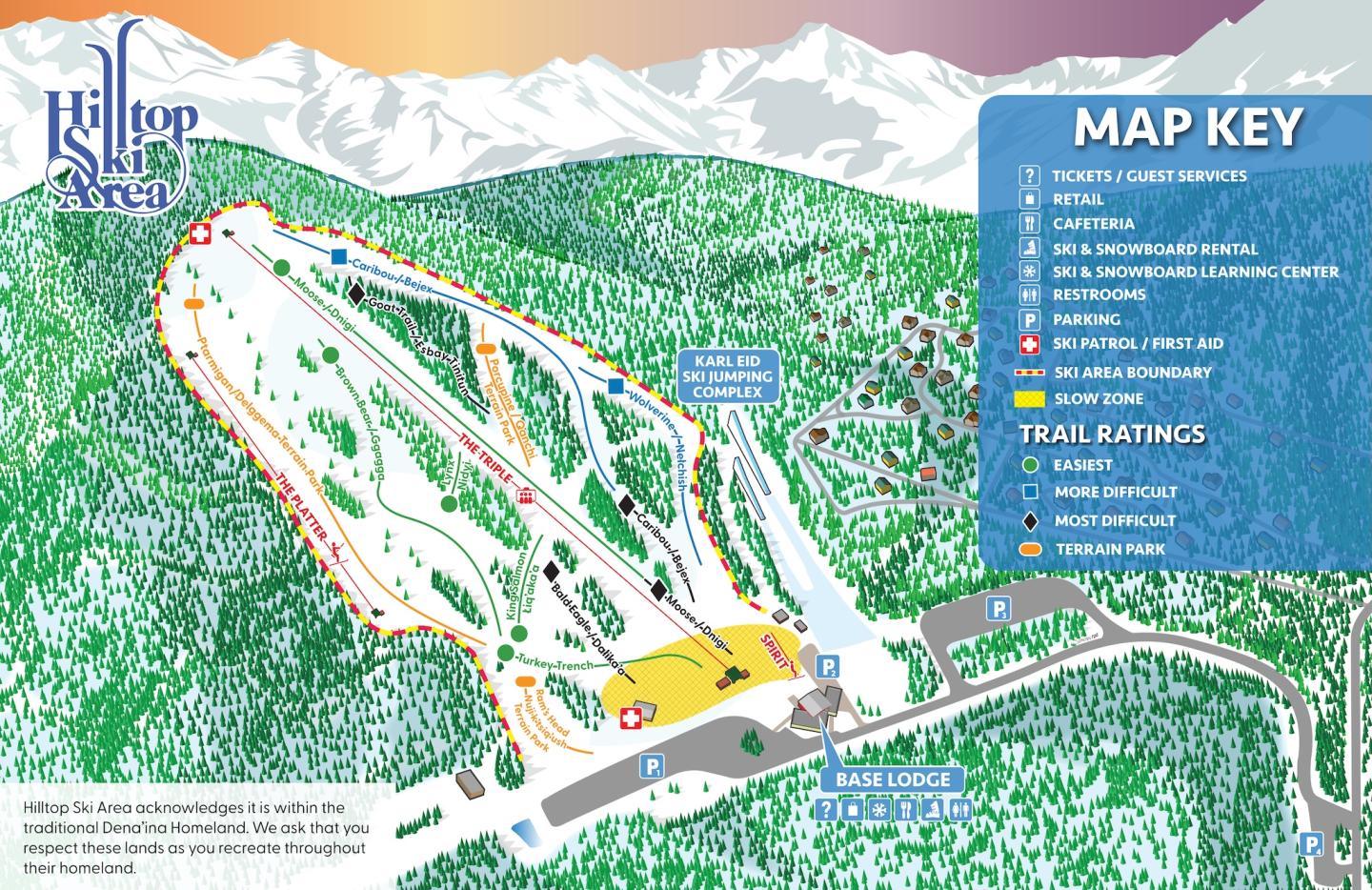 hilltop trail map