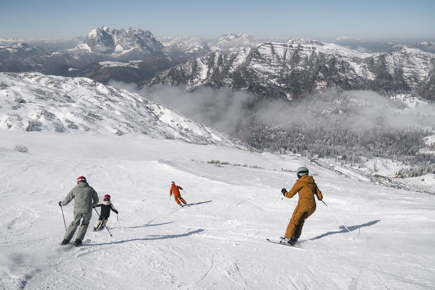 skiing