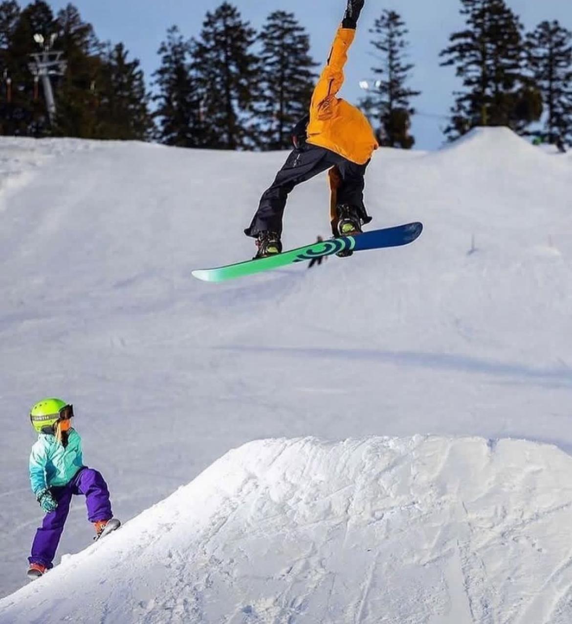 skiing at little ski hill