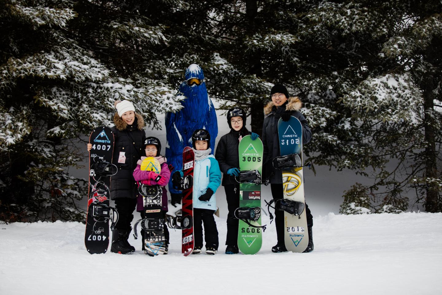 family at christie mountain