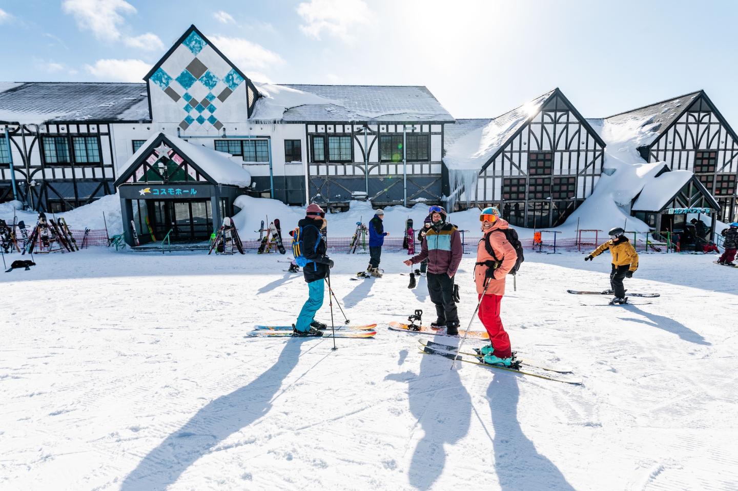 arriving to the resort