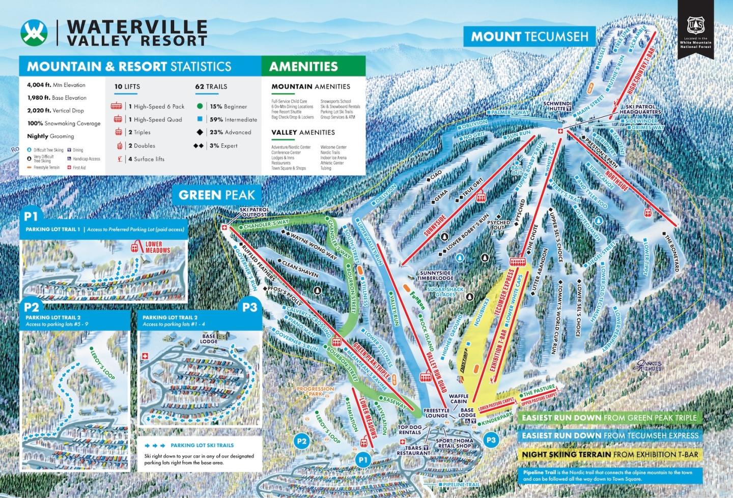 waterville trail map