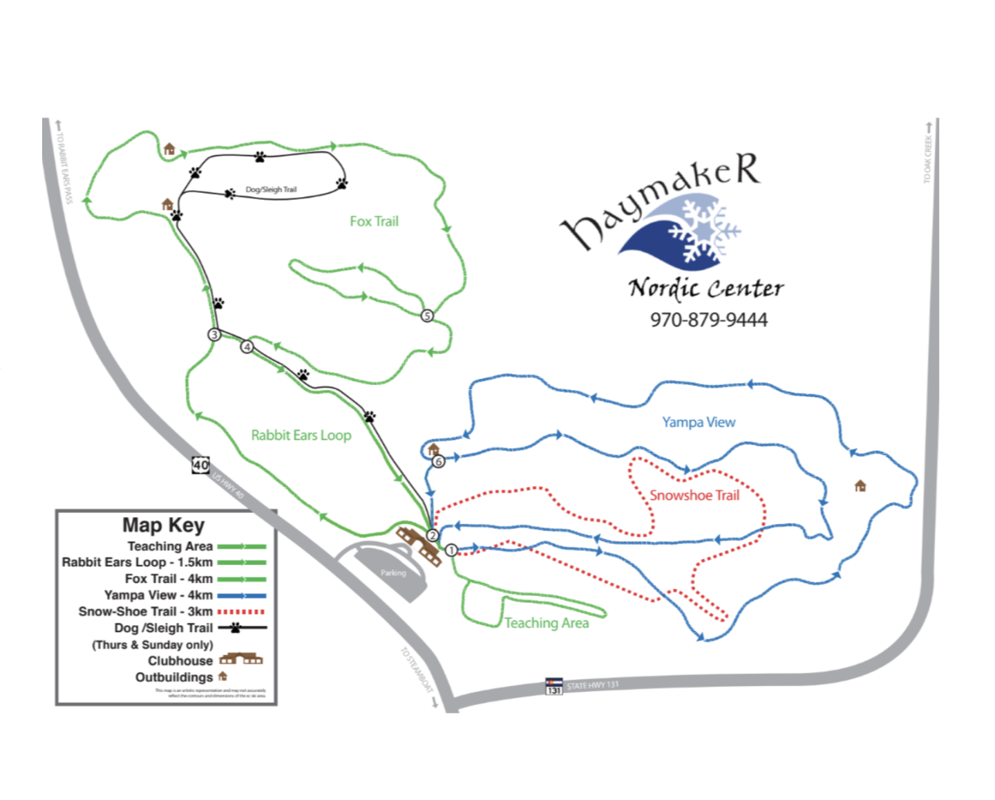Haymaker Trail Map