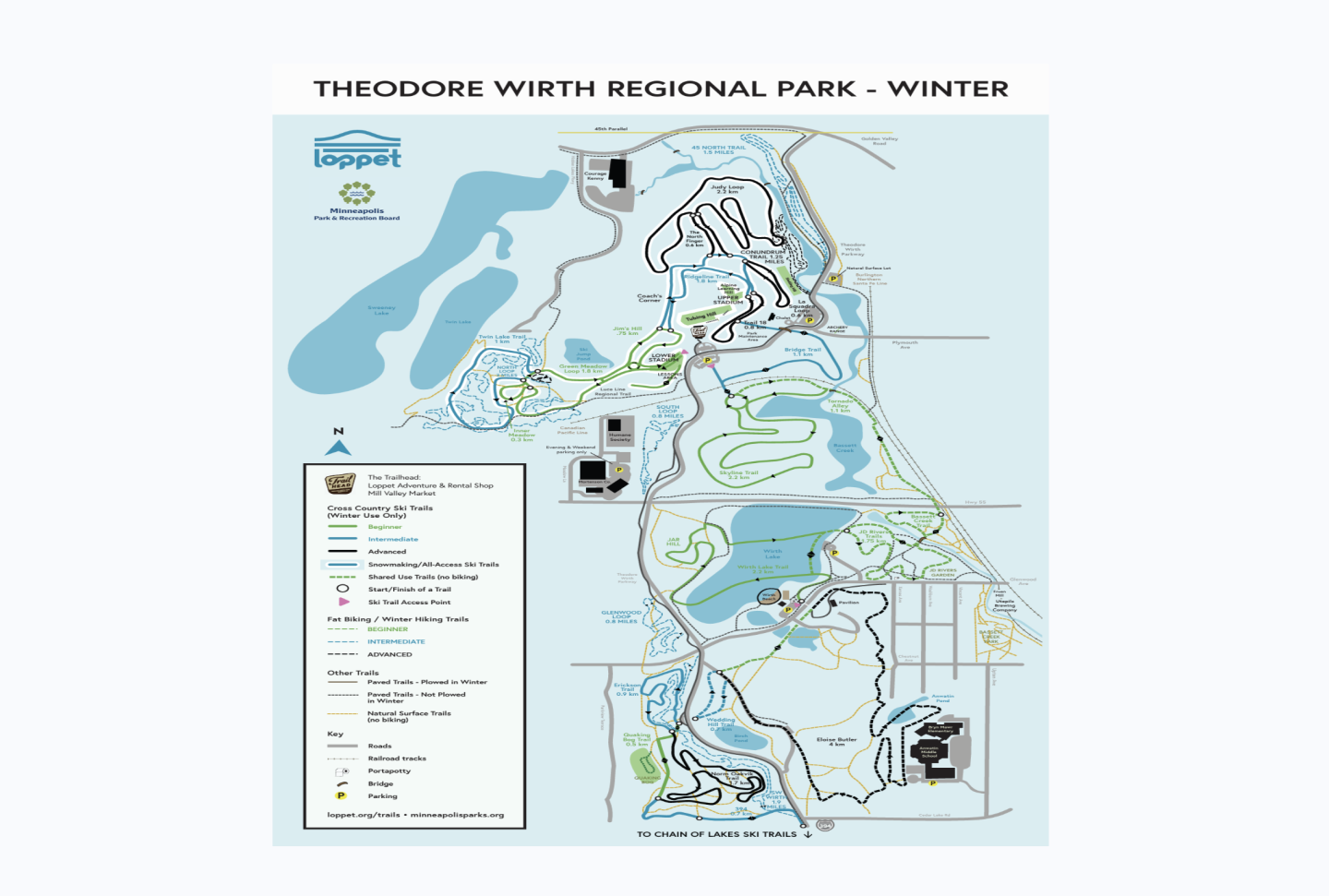 The Loppet Trail Map