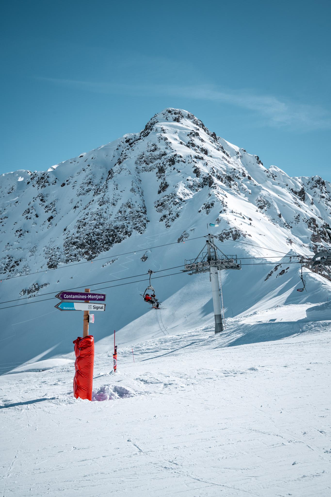 Domaine skiable des Contamines