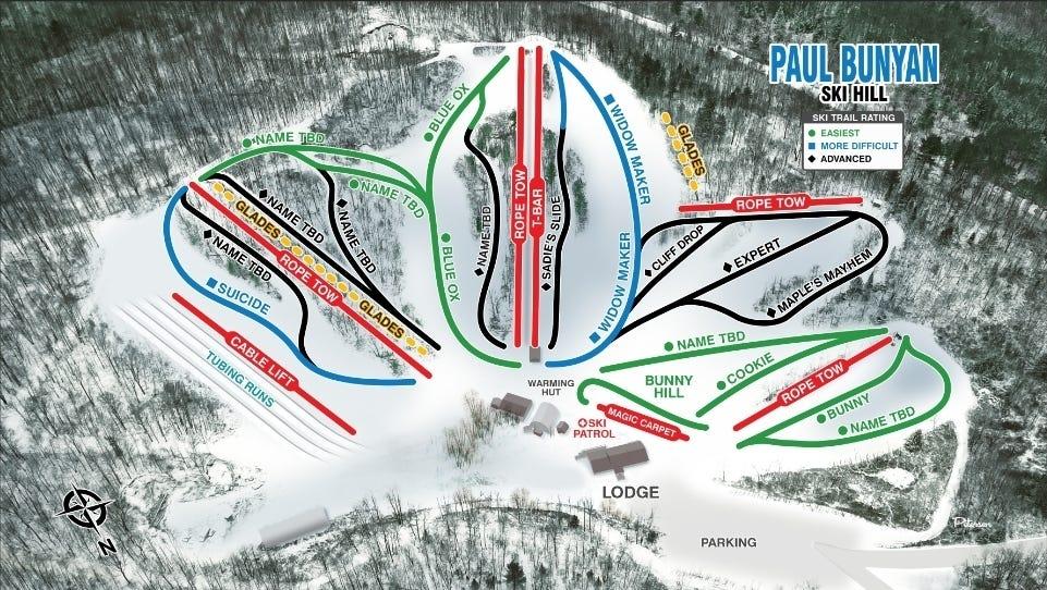 paul buynyan trail map
