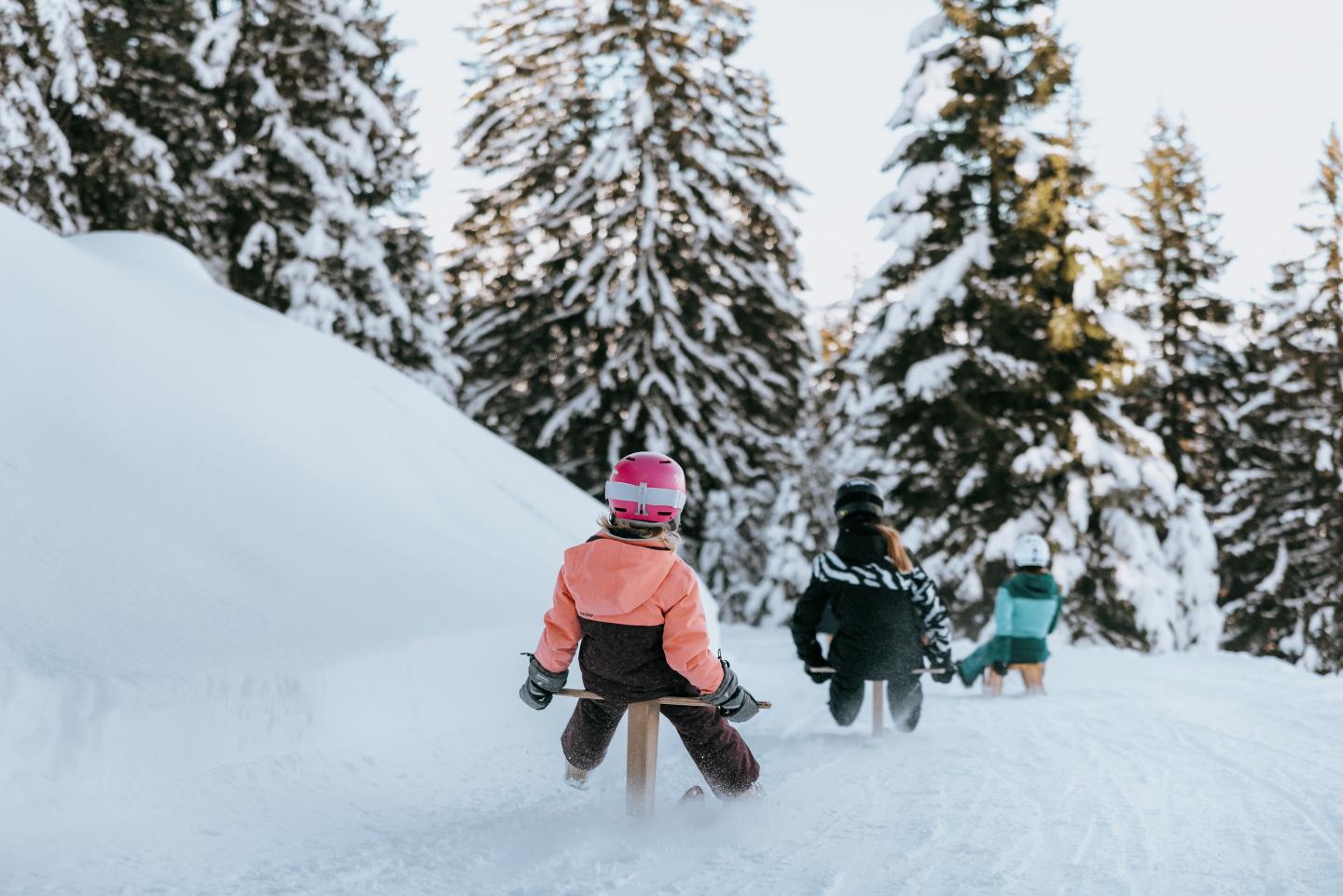 sledding fun at Tschiertschen - Chur