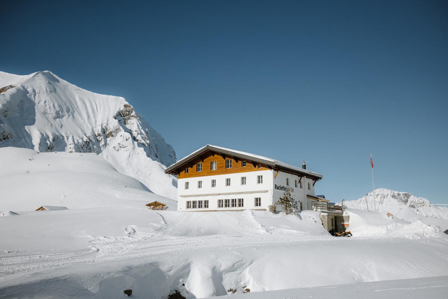 raclette hut at Bergbahnen Engstligenalp