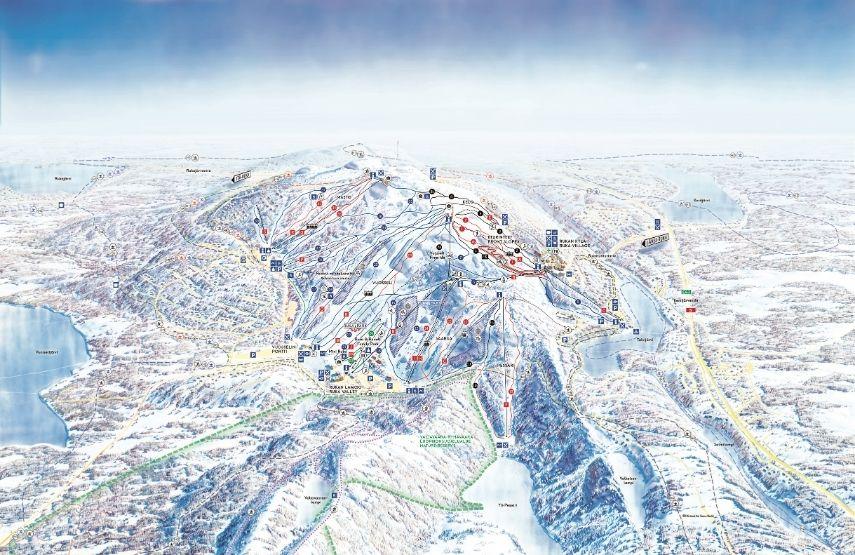 Ruka Trail Map